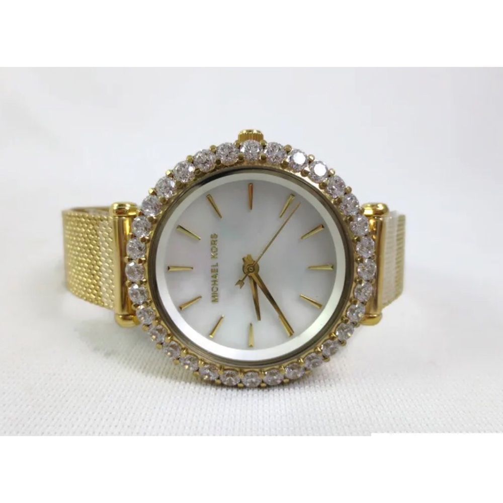 Michael Kors Women's Darci Mother of Pearl Stainless Steel Watch MK4629 - Picture 7 of 9